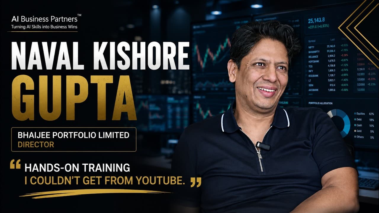 Naval Kishore Gupta testimonial