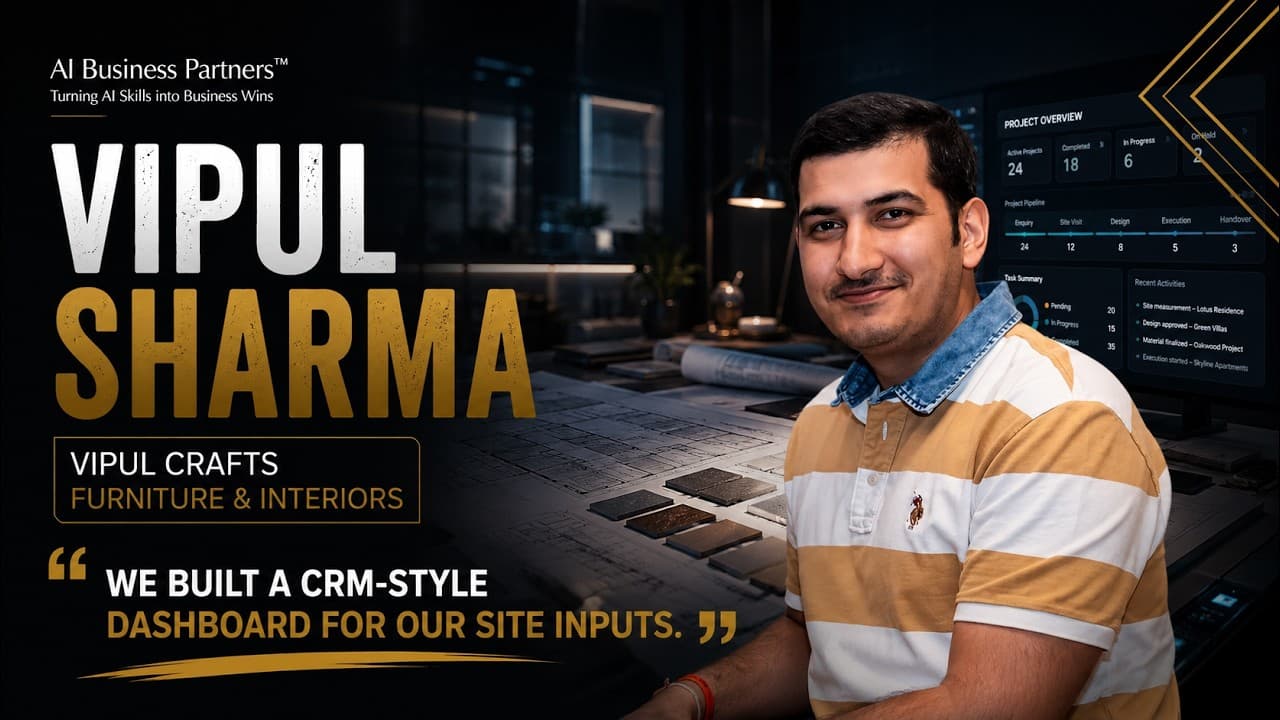 Vipul Sharma testimonial