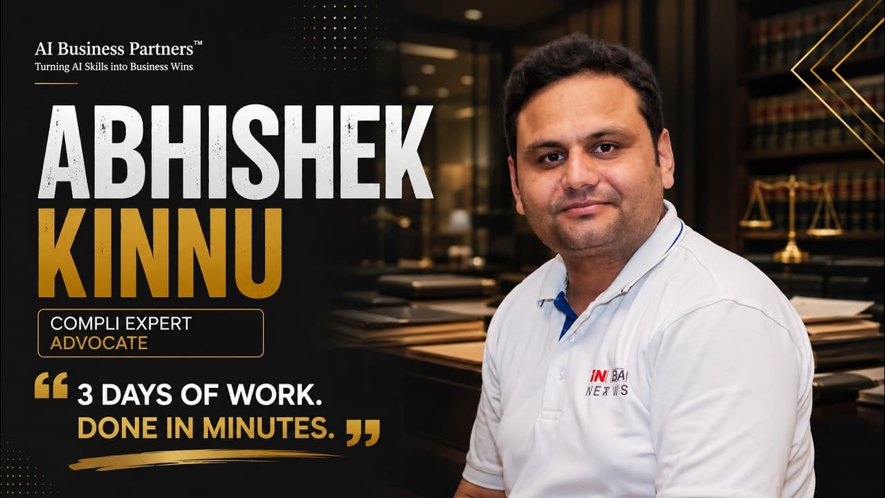 Abhishek Kinnu testimonial