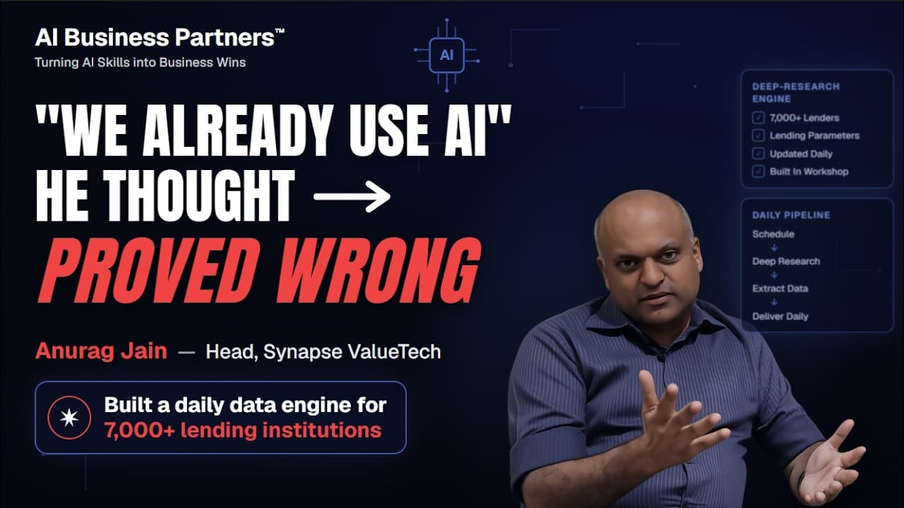 Anurag Jain testimonial