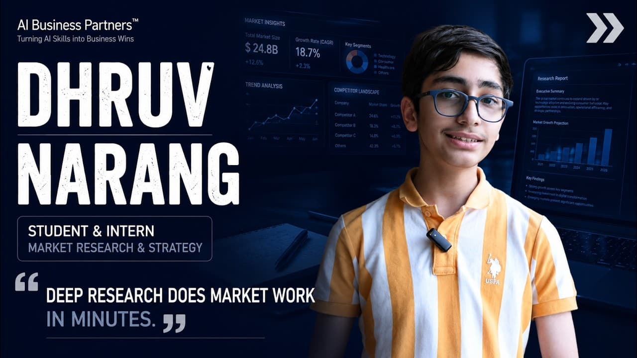 Dhruv Narang testimonial